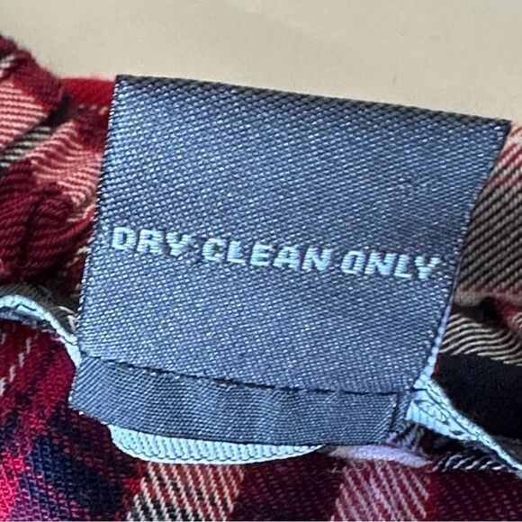 Chelsea and Theodore Off The Shoulder Plaid Dress. - Picture 9 of 10